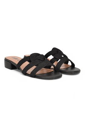Ciabatta donna in corda colore nero. BIBI LOU- | 854Z94-NERO